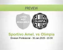 Sportivo Amel. Olimpia betting prediction (31 January 2025)