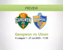 Gangwon Ulsan betting prediction (27 July 2025)