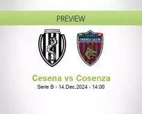 Cesena Cosenza betting prediction (14 December 2024)