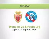 Monaco Strasbourg betting prediction (31 August 2025)