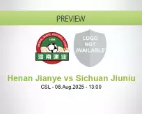 Henan Jianye Sichuan Jiuniu betting prediction (08 August 2025)
