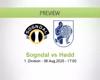 Sogndal vs Hødd