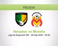 Venados Morelia betting prediction (05 September 2025)