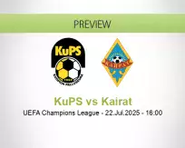 KuPS vs Kairat