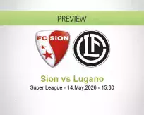 Sion vs Lugano