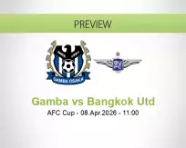 Gamba Bangkok Utd betting prediction (08 April 2026)