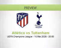 Atlético vs Tottenham