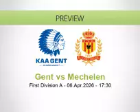 Gent Mechelen betting prediction (06 April 2026)