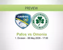 Pafos vs Omonia
