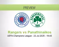Rangers Panathinaikos betting prediction (22 July 2025)