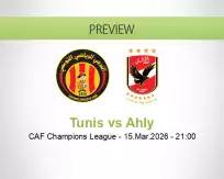 Tunis vs Ahly