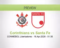 Corinthians vs Santa Fe