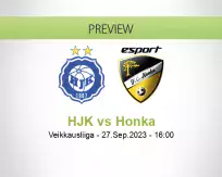 HJK Honka betting prediction (27 September 2023)