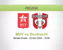 MVV Dordrecht betting prediction (23 November 2024)