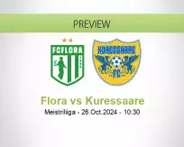 Flora Kuressaare betting prediction (26 October 2024)