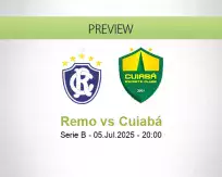 Remo Cuiabá betting prediction (05 July 2025)