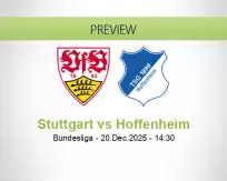 Stuttgart Hoffenheim betting prediction (20 December 2025)