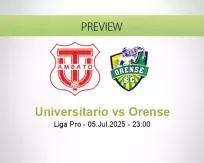 Universitario Orense betting prediction (08 July 2025)