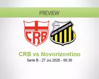 CRB Novorizontino betting prediction (27 July 2025)