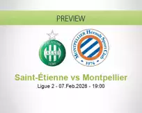Saint-Étienne Montpellier betting prediction (08 February 2026)
