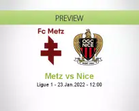 Metz Nice betting prediction (23 January 2022)