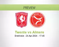 Twente Almere betting prediction (24 April 2024)