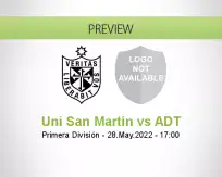 Uni San Martín ADT betting prediction (28 May 2022)