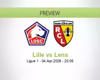 Lille Lens betting prediction (04 April 2026)