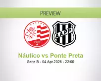 Náutico Ponte Preta betting prediction (04 April 2026)