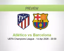 Atlético vs Barcelona