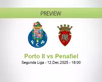 Porto II Penafiel betting prediction (12 December 2025)
