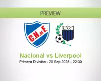 Nacional Liverpool betting prediction (21 September 2025)