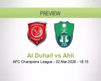 Al Duhail vs Ahli