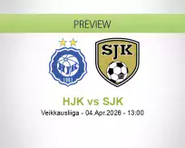 HJK SJK betting prediction (04 April 2026)