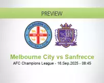 Melbourne City Sanfrecce betting prediction (16 September 2025)