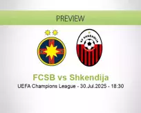 FCSB Shkendija betting prediction (30 July 2025)
