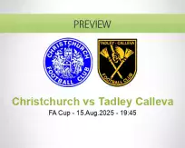 Christchurch Tadley Calleva betting prediction (15 August 2025)