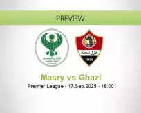 Masry Ghazl betting prediction (17 September 2025)