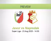 Javor Napredak betting prediction (22 August 2025)