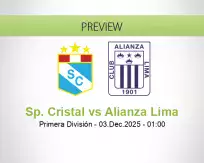 Sp. Cristal Alianza Lima betting prediction (03 December 2025)