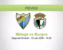 Málaga Burgos betting prediction (23 January 2026)