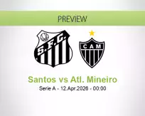 Santos Atl. Mineiro betting prediction (12 April 2026)