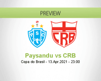 Paysandu CRB betting prediction (13 April 2021)