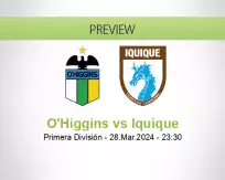 O'Higgins vs Iquique