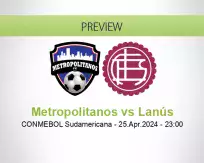 Metropolitanos Lanús betting prediction (26 April 2024)
