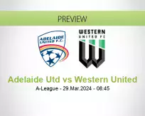 Adelaide Utd Western United betting prediction (29 March 2024)