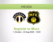 Sogndal Moss betting prediction (23 August 2025)
