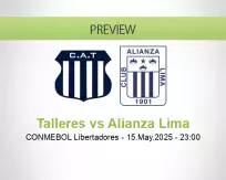 Talleres Alianza Lima betting prediction (15 May 2025)