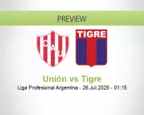 Unión Tigre betting prediction (25 July 2025)