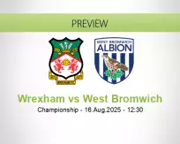 Wrexham West Bromwich betting prediction (16 August 2025)